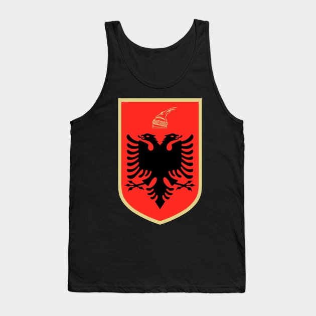 Albania Tank Top by Wickedcartoons